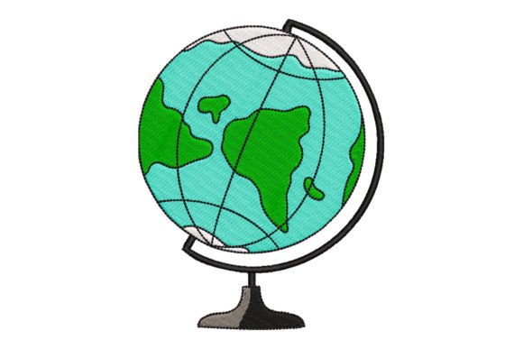 Earth Globe Embroidery Design Review