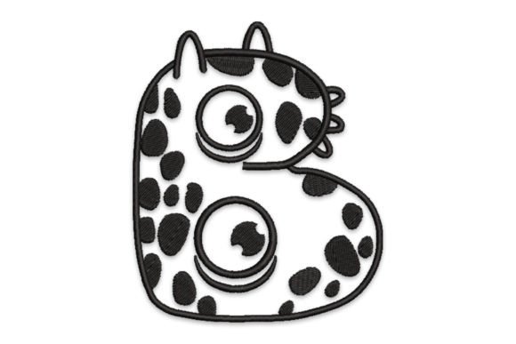 Monster Alphabet Letter B