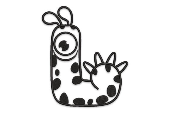 Monster Alphabet Letter L