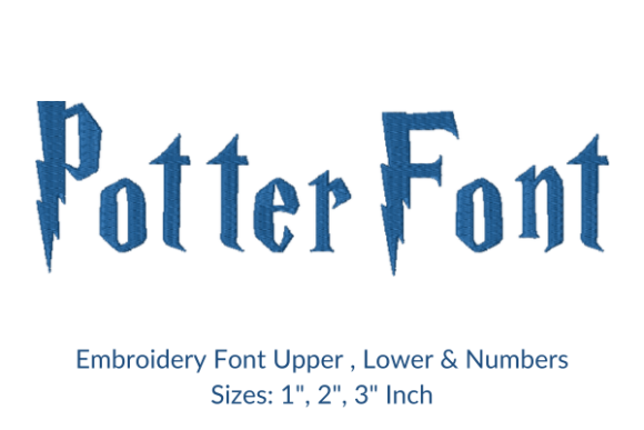 Potter Font Embroidery Design Review