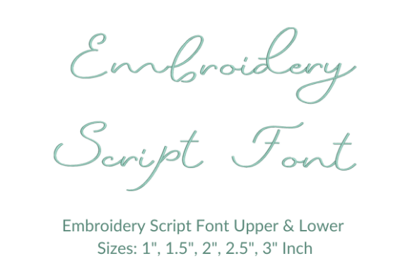 Suite Font: A Versatile Embroidery Design